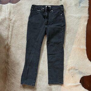 Madewell Charcoal Denim Jeans
